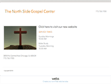 Tablet Screenshot of northsidegospelcenter.org